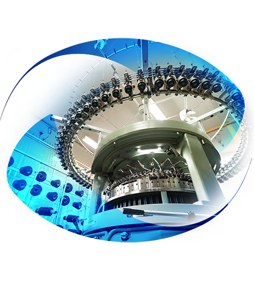 High-performance industrial knitting machines for sock production by Ultra Socks USA.